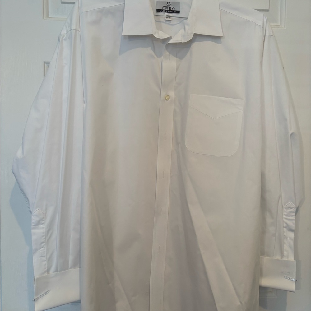Elegant White Dress Shirt for Men